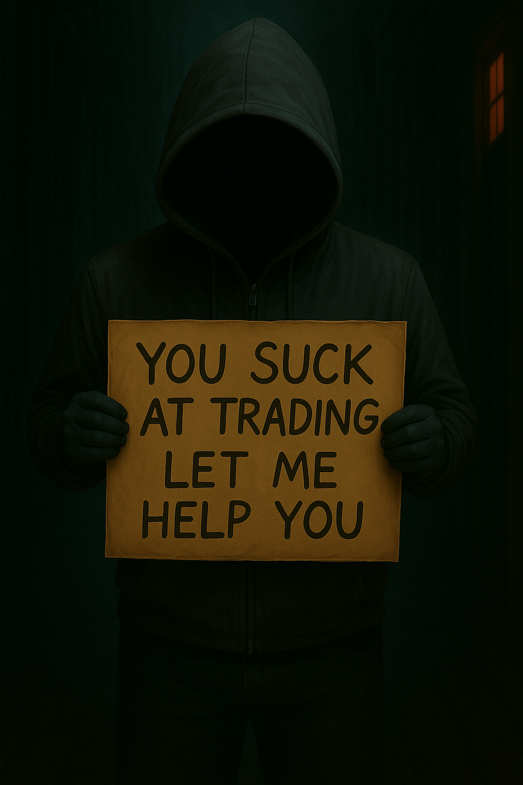 You suck at trading